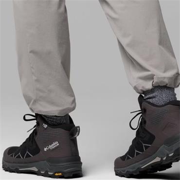 COLUMBIA MENS WATERPROOF LACE TRAINER - BLACK TITANIUM